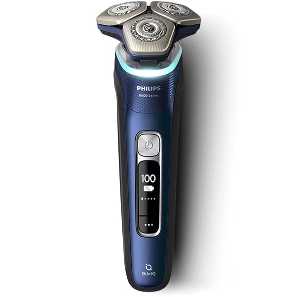 PHILIPS Men's Electric Shaver 9000 Series Rotary Bath Shave Adriatic Blue S9980/30