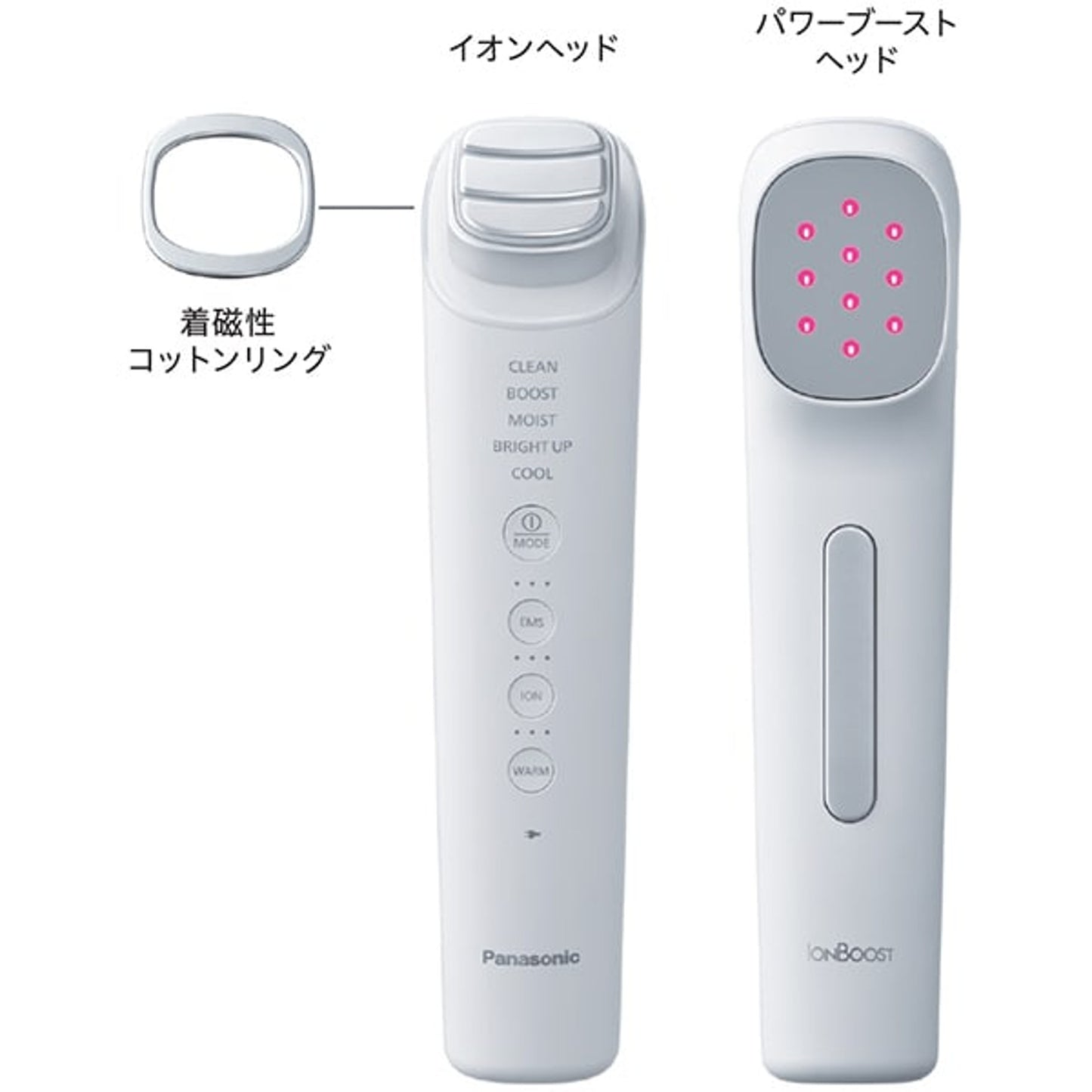 Panasonic IONBOOST Multi EX with Dual Dynamic EMS High Penetration Care/Lift Care Rechargeable White EH-SS85-W