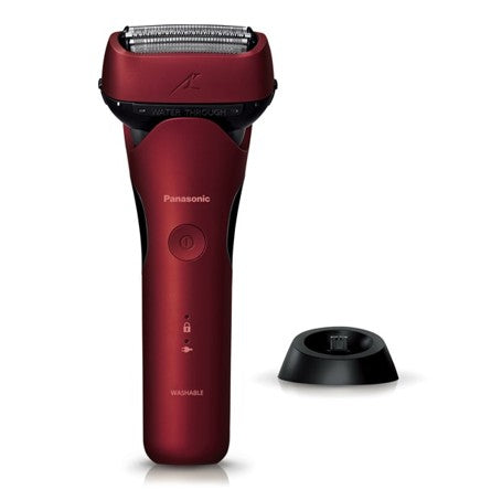 Panasonic Men's shaver LAMDASH, 3 blades, with charging stand, red ES-L340D-R