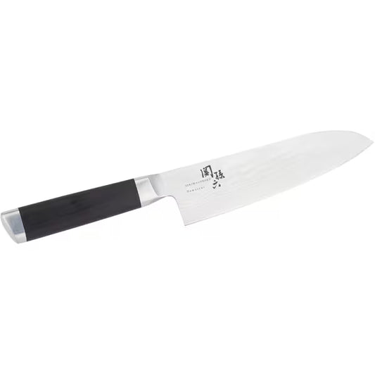 KAI Seki Magoroku Damascus Santoku Knife 165mm AE5200