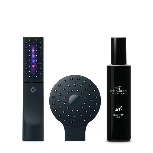 ELECTRON Denki Bari Brush 2.0 + Body Electric Scalp & Face Brush