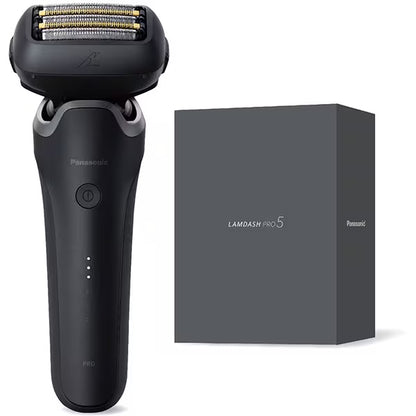 Panasonic Men’s Shaver LAMDASH PRO 5-Blade Standard Model Rechargeable / AC Type Matte Black ES-L551D-K