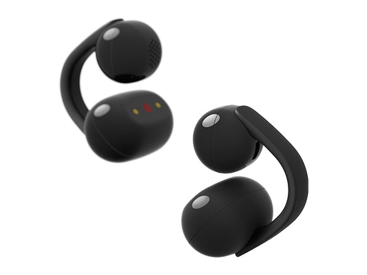 SONY LinkBuds Clip True Wireless Earbuds (Open-Ear/Ear-Cuff Style) with DSEE and Bluetooth Compatibility, Black WF-LC900 B
