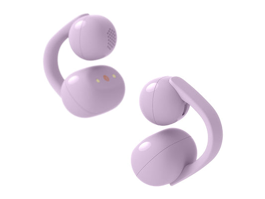 SONY LinkBuds Clip True Wireless Earbuds (Open-Ear/Ear-Cuff Style) with DSEE and Bluetooth Support, Lavender WF-LC900 V