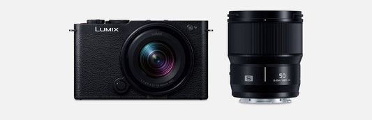 Panasonic LUMIX S9 W Lens Kit DC-S9W-K Jet Black [Body 35mm Full-Frame Mirrorless Camera + Interchangeable Lens “LUMIX S 18-40mm F4.5-6.3” + “LUMIX S 50mm F1.8”]