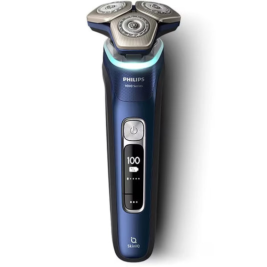 PHILIPS  Men's Electric Shaver 9000 Series Rotary Bath Shave Adriatic Blue S9980/30