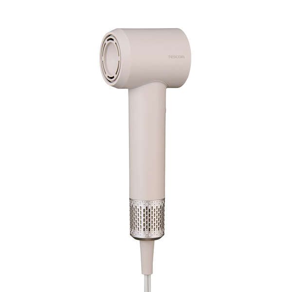 TESCOM I-Shaped Hair Dryer Quick Drying Negative Ions Lightweight 280g Compact Travel-Friendly Includes Pouch Beige TD620A-C